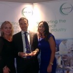 Pictured: Michelle Condell of Bayer, Gary Brady of Diabetes Ireland and Donna McCormick of Medtronic.