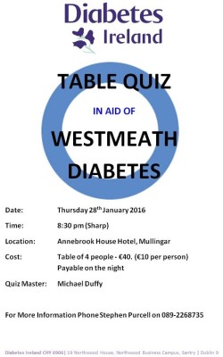 Westmeath Table Quiz