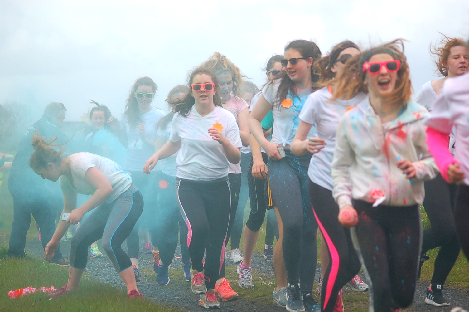 Sligo Colour Run for young adults with Diabetes May 2016