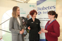 MSD at the Cappamore Show 20-8-2016 Amy O'Shea, MSD, Mary T. Ryan MPSI, Cappamore Pharmacy and Pauline Dunne, Diabetes Ireland at the Cappamore Agricultural Show in County Limerick Picture by Dave Gaynor