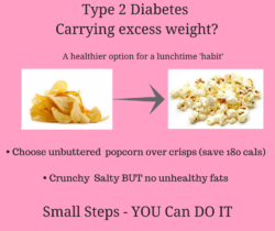 Type 2 Diabetes – crisps to popcorn
